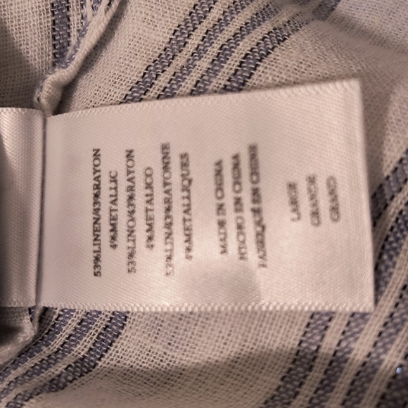 Rails Dress L Linen and Rayon Sleeveless Mini - Picture 10 of 16